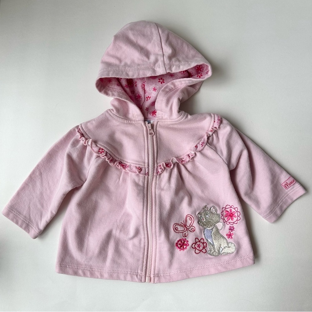 Disney Aristocats Marie Zip Up Hoodie